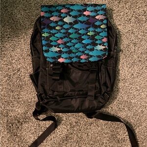 Colorful Fish Pattern Backpack